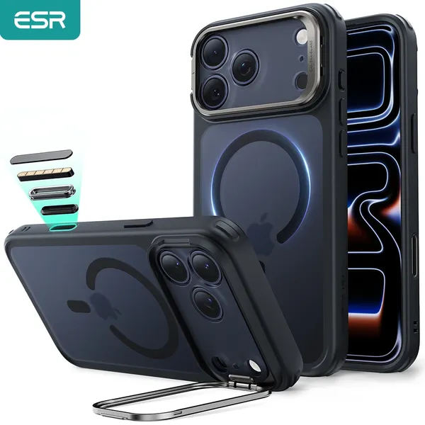 כיסוי מגנטי ESR לאייפון עם מעמד מובנה