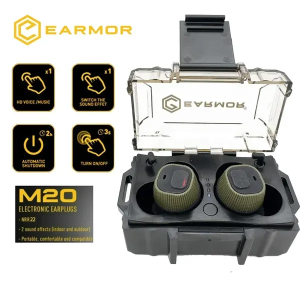אוזניות הגנה טקטיות EARMOR M20