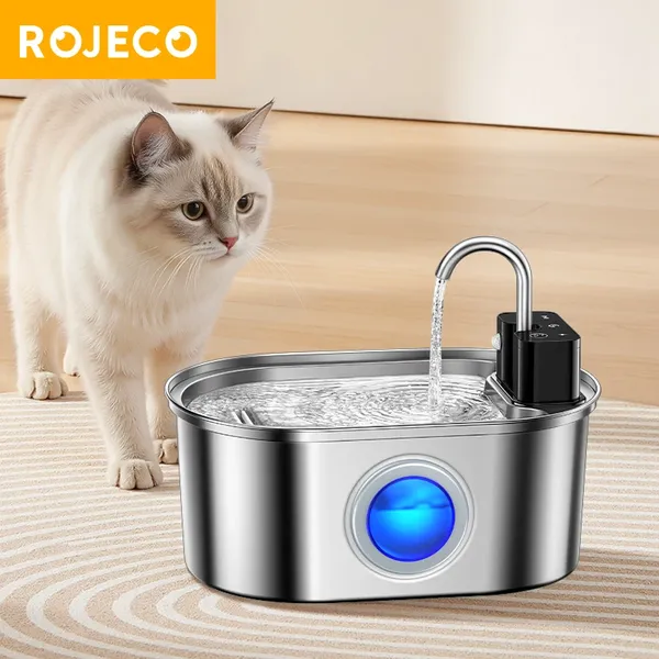 מזרקת מים אלחוטית לחתולים וכלבים ROJECO