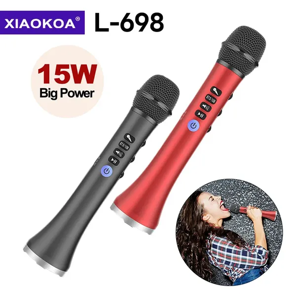 מיקרופון קריוקי אלחוטי XIAOKOA L-698