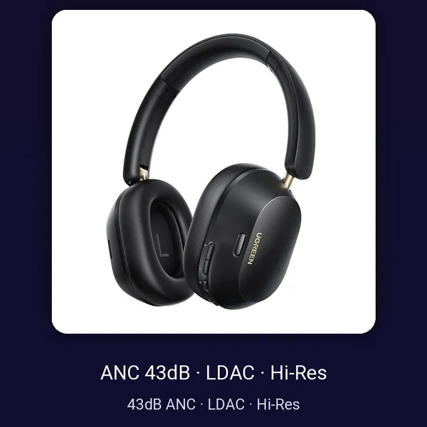 אוזניות קשת UGREEN Max5c עם ANC